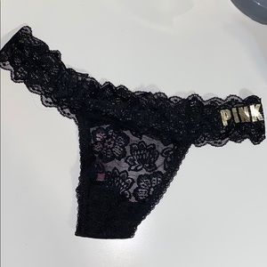 Pink thong